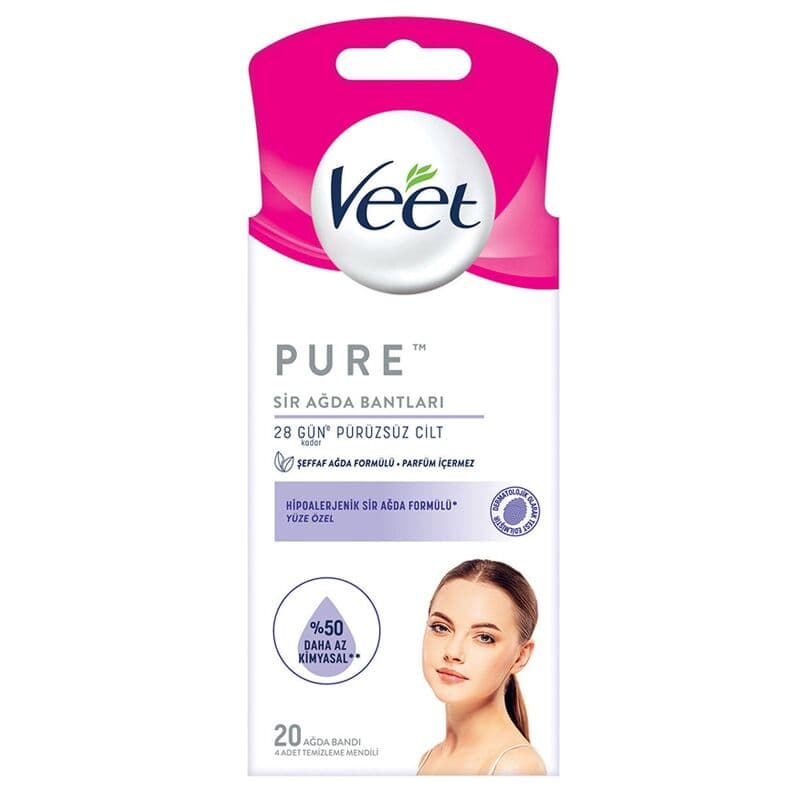 Veet شرائح شمع فيت بيور 20 قطعة