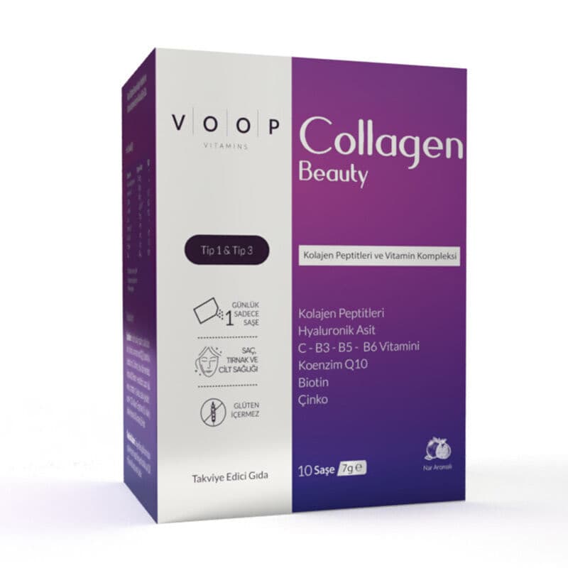 كولاجين الجمال 10 أكياس من فوب Voop