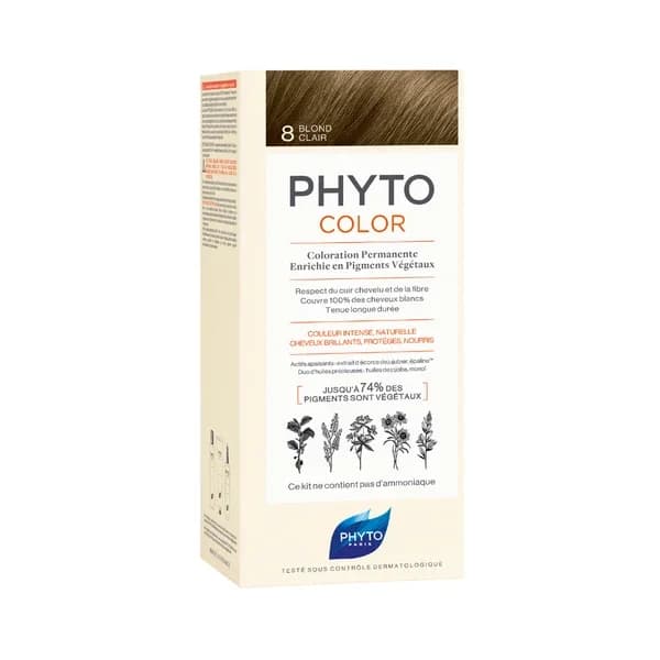 Phyto صبغة شعر فيتو فيتوكولر العشبية 8 أشقر