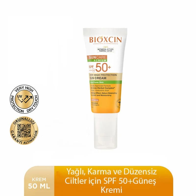 كريم واقي شمس SPF 50 للبشرة غير المنتظمة 50 مل من بيوكسين Bioxcin