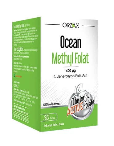 Orzax أورزاكس أوشن ميثيل فولات 30 قرصًا