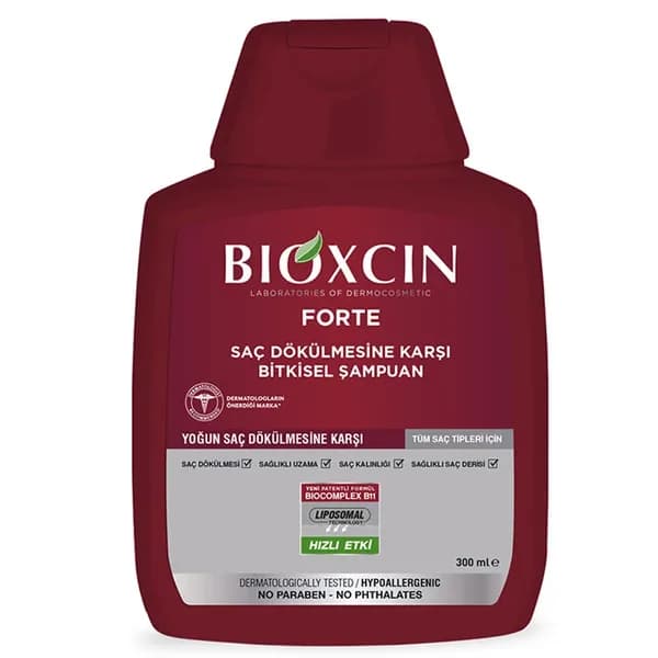 Bioxcin Forte Anti-Hair Loss Care Shampoo 300 ml - Buy 3 Pay for 2
