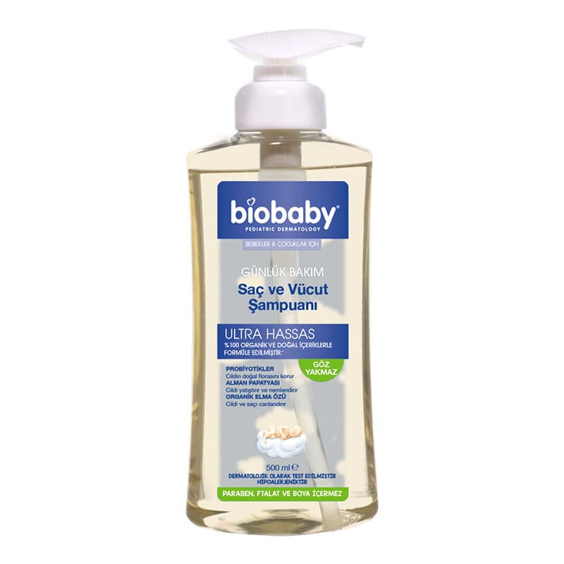 Biobaby شامبو بيوبيبي للأطفال (للشعر والجسم) 500 مل