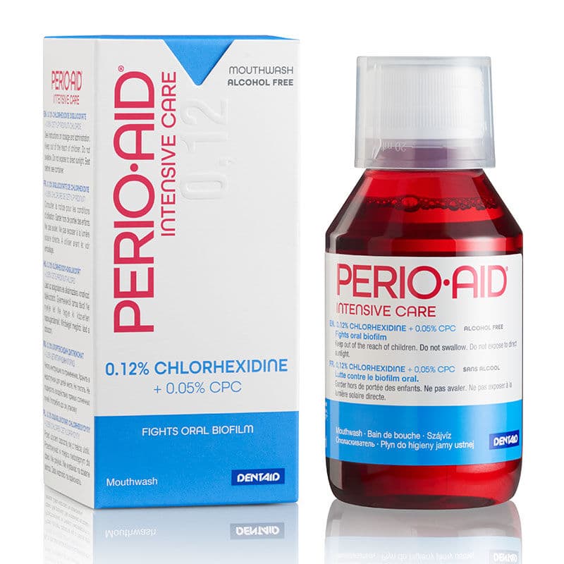 احصل على فم أنظف ولثة صحية مع غسول Dentaid Perio·Aid