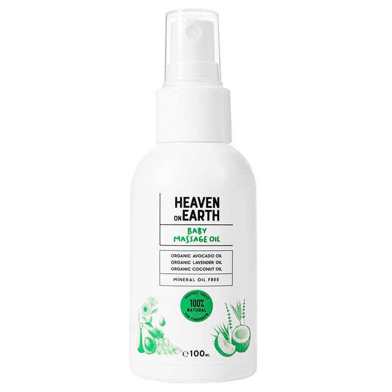 غذي ورطبي بشرة طفلك بزيت تدليك Heaven On Earth الطبيعي