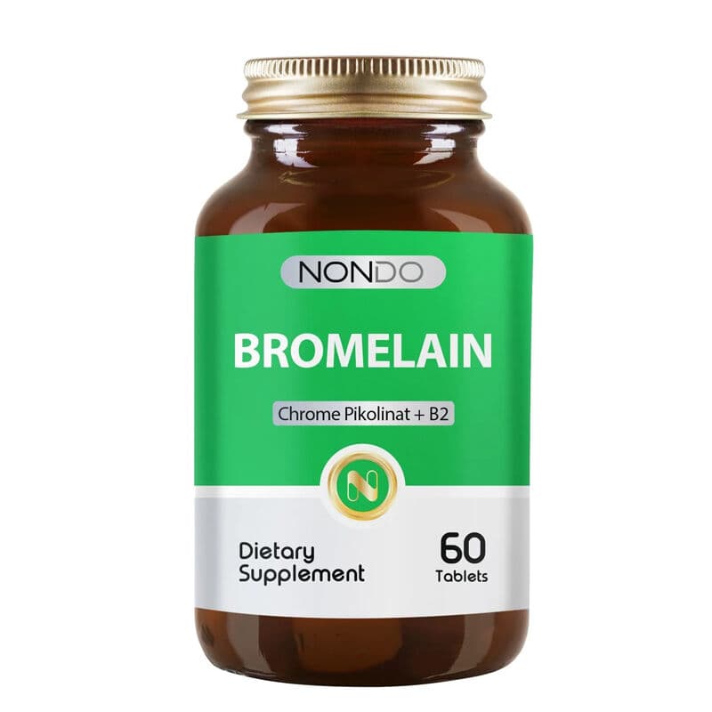 ادعم نظامك الغذائي: Nondo Vitamins Bromelain 750 mg