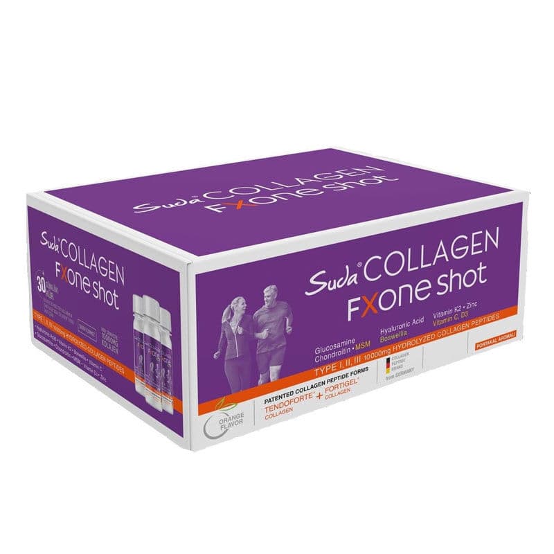 Suda Collagen سودا كولاجين فكسون شوت برتقالي 30 × 60 مل