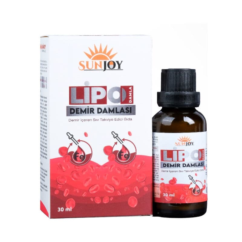 قطرات Sunjoy Lipo Demir السائلة للأطفال 30 مل