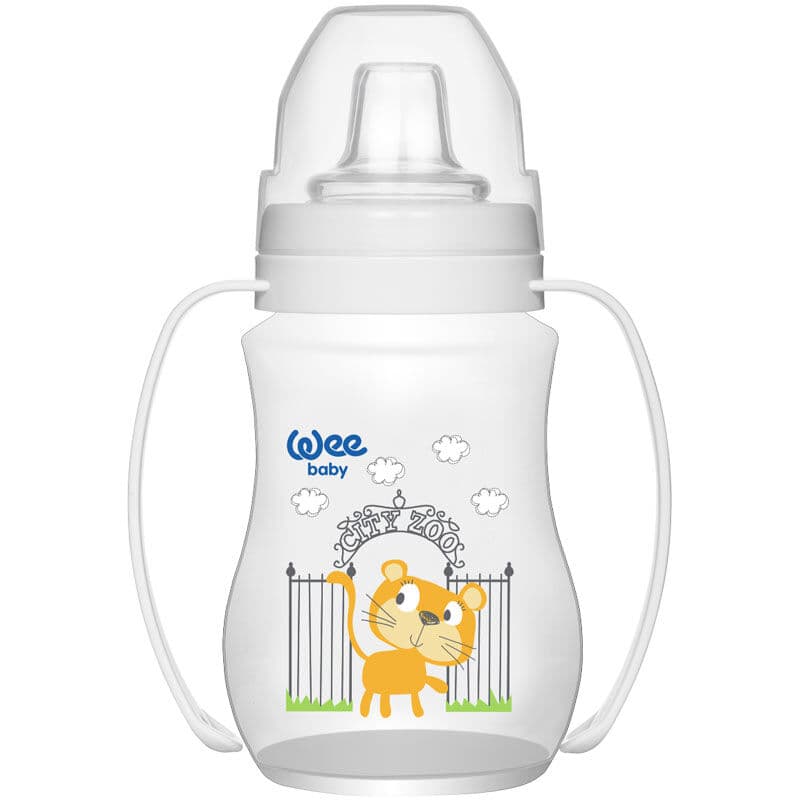Wee Baby Spill-proof Handled PP Anti-colic Cup 250 ml | 6+ Months